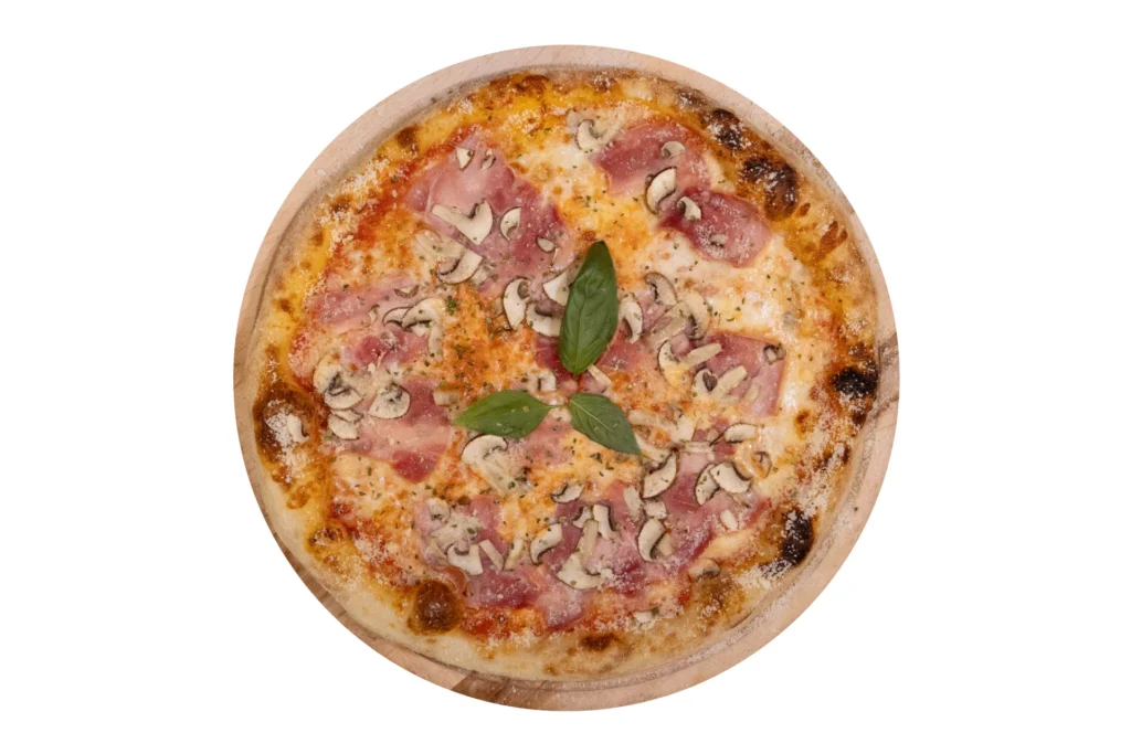 pizza prosciutto funghi